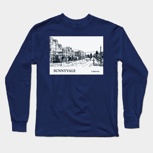 Sunnyvale - California Long Sleeve T-Shirt by Lakeric